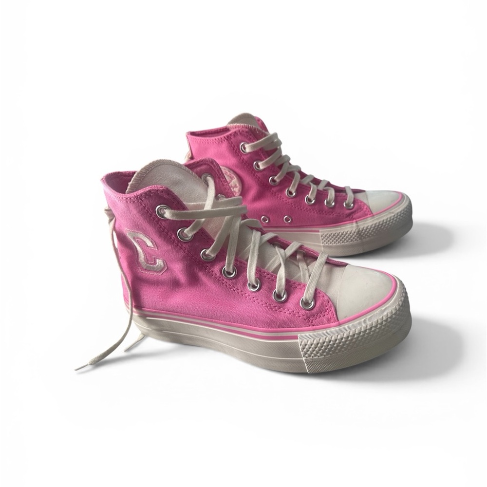 Converse Pink High-Top Sneakers